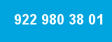922 980 38 01